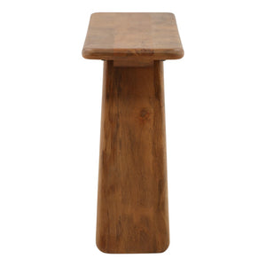 Karina Living Winsor Console Table in Rich Brown Mango Wood - Stylish Storage & Display for Modern Living Spaces DOV46008-BRWN
