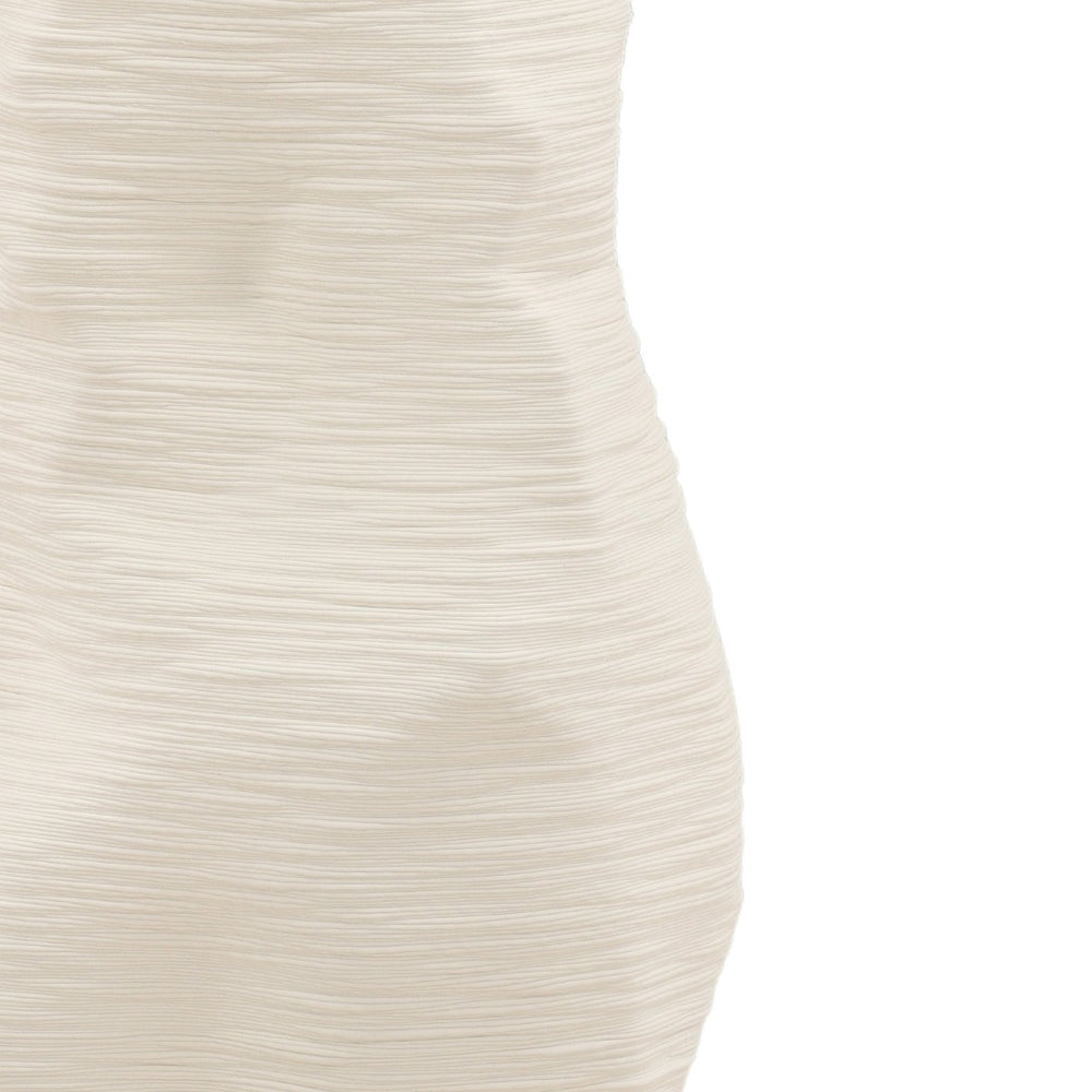 Karina Living Corvin Vase Ivory Large - Elegant 3D-Printed Porcelain Accent for Modern Home Décor & Styling DOV59001-IVRY-LG