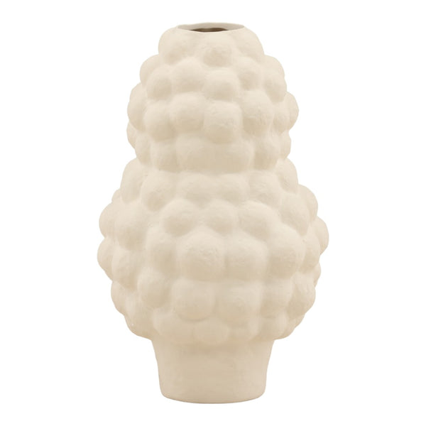 Karina Living Delphia Vase Ivory - Handcrafted Porcelain Accent for Timeless Elegance & Modern Decor Styles DOV59002-IVRY