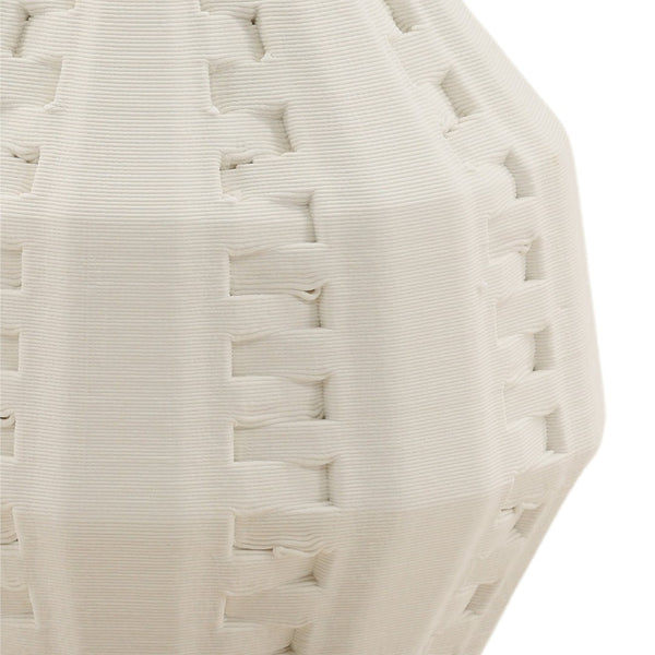 Karina Living Ginevra Vase Ivory - Sculptural 3D-Printed Porcelain Decor for Modern Interiors, Elegant Design DOV59004-IVRY