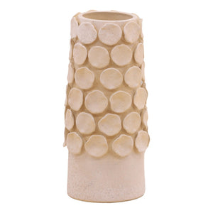 Karina Living Calypso Vase in Cream - Elegant Porcelain Decor for Modern Interiors and Artful Arrangements Large DOV59011-CREM-LG