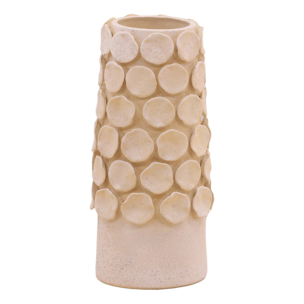 Karina Living Calypso Vase in Cream - Elegant Porcelain Decor for Modern Interiors and Artful Arrangements Large DOV59011-CREM-LG