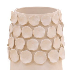 Karina Living Calypso Vase in Cream - Elegant Porcelain Decor for Modern Interiors and Artful Arrangements Small DOV59011-CREM-SM
