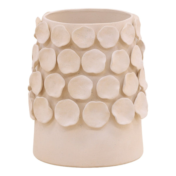 Karina Living Calypso Vase in Cream - Elegant Porcelain Decor for Modern Interiors and Artful Arrangements Small DOV59011-CREM-SM
