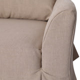 Dovetail Stella Sofa Linen Blend Fabric - Camel 