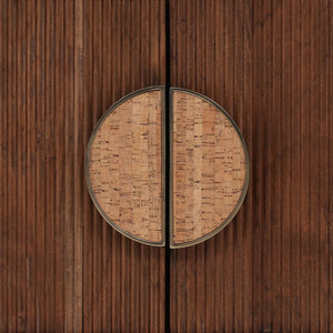 Dovetail Silvie Bookcase Walnut Medium Brown Acacia Wood DOV61031-BRWN