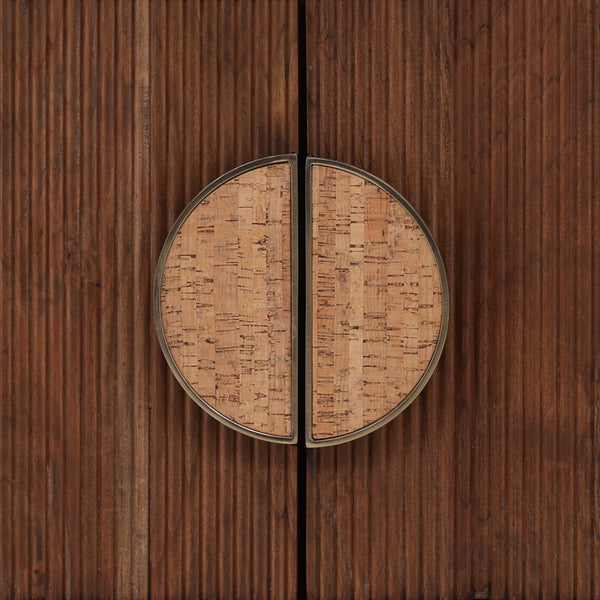 Dovetail Silvie Bookcase Walnut Medium Brown Acacia Wood DOV61031-BRWN