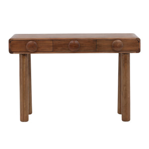 Dovetail Rosie Desk Brown Brown Acacia Wood DOV61038-BRWN