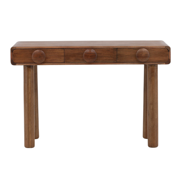 Dovetail Rosie Desk Brown Brown Acacia Wood DOV61038-BRWN