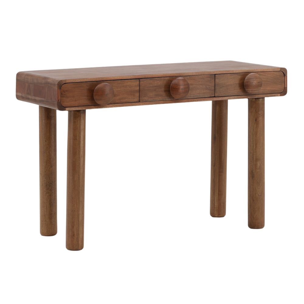 Dovetail Rosie Desk Brown Brown Acacia Wood DOV61038-BRWN