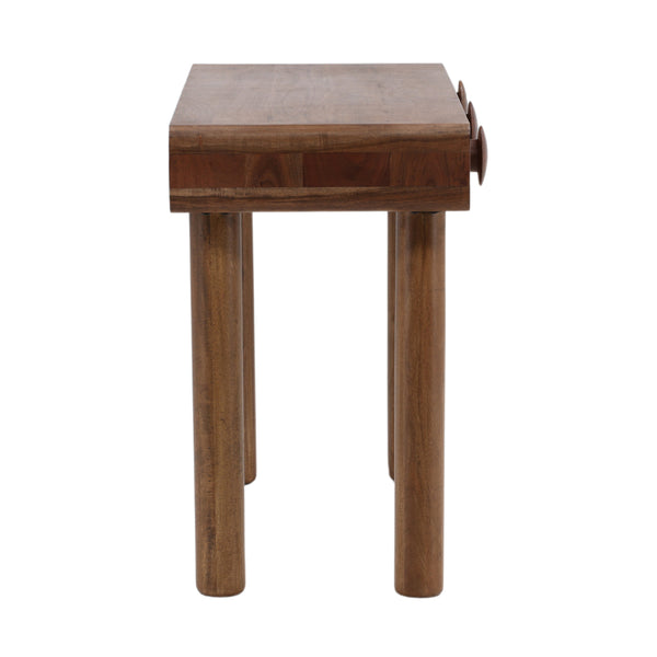 Dovetail Rosie Desk Brown Brown Acacia Wood DOV61038-BRWN