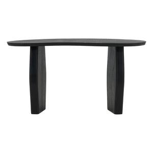 Dovetail Jenny Console Table Black Black Mango Wood DOV61053-BLCK