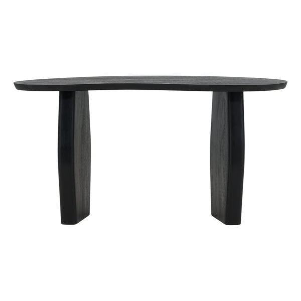 Dovetail Jenny Console Table Black Black Mango Wood DOV61053-BLCK