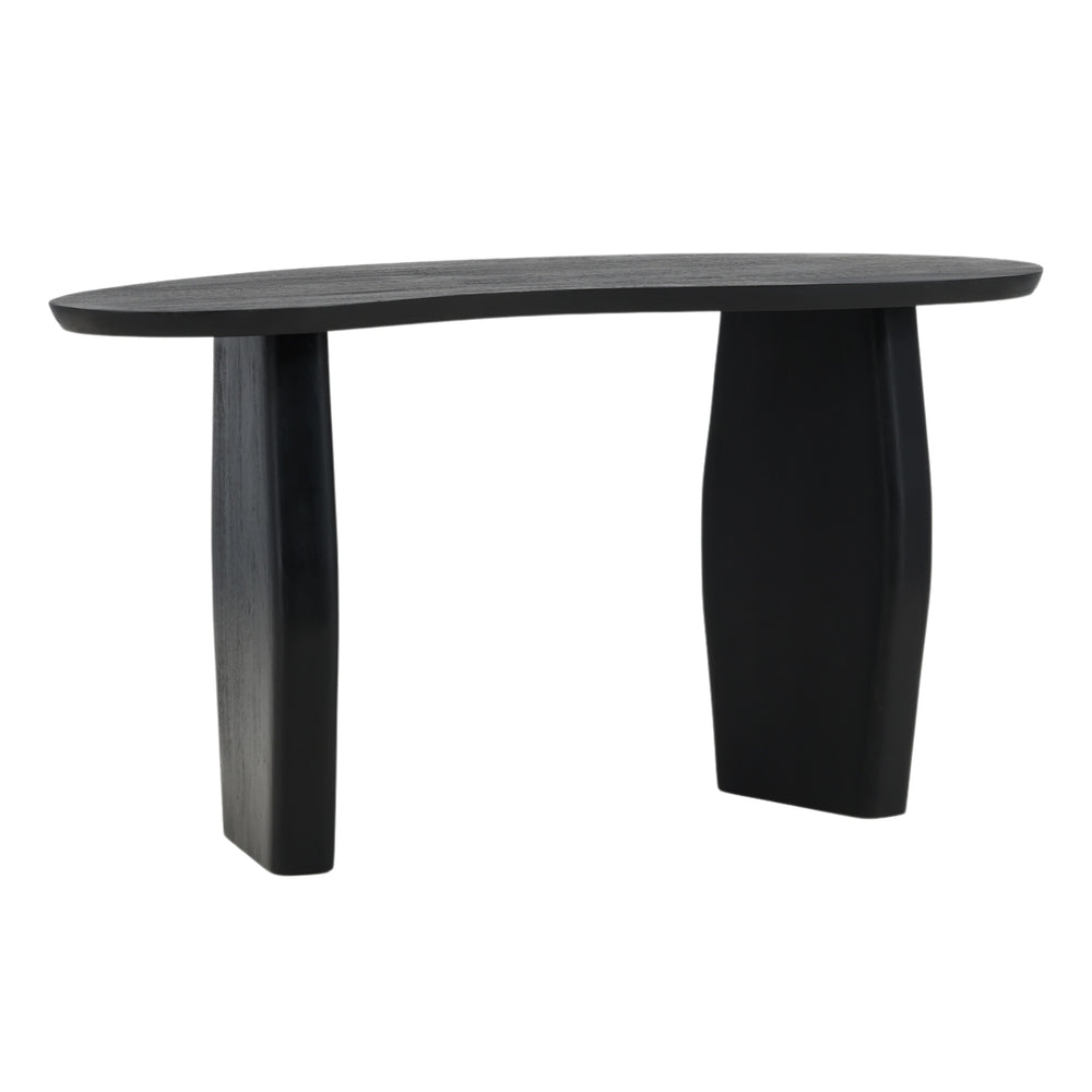 Dovetail Jenny Console Table Black Black Mango Wood DOV61053-BLCK