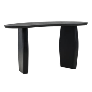 Dovetail Jenny Console Table Black Black Mango Wood DOV61053-BLCK