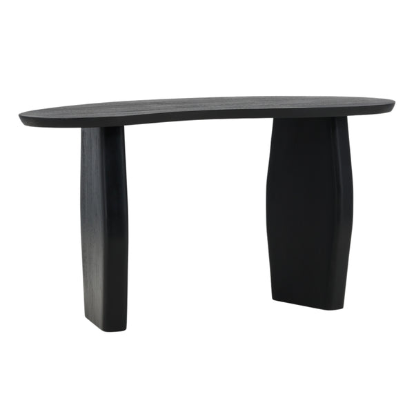Dovetail Jenny Console Table Black Black Mango Wood DOV61053-BLCK