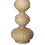 Dovetail Lynne Table Lamp Wood and Jute Shade - Natural and Beige