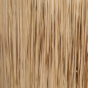 Dovetail Reeves Table Lamp Wood and Raffia Shade - Black and Natural