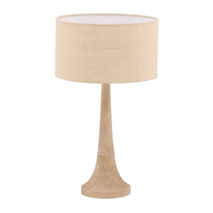Karina Living Charlene Table Lamp - Coastal-Inspired Natural Wood & Jute Design for Elegant Ambient Lighting DOV63036-NABR