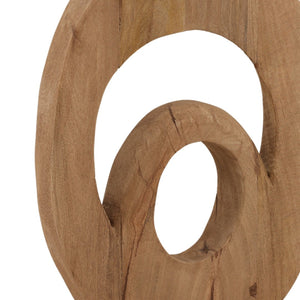 Karina Living Hespera Mango Wood Sculpture - Light Brown Elegance for Modern Home Decor & Stylish Focal Point DOV63053-LTBR-LG