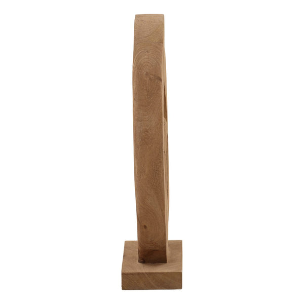 Karina Living Hespera Mango Wood Sculpture - Light Brown Elegance for Modern Home Decor & Stylish Focal Point DOV63053-LTBR-LG