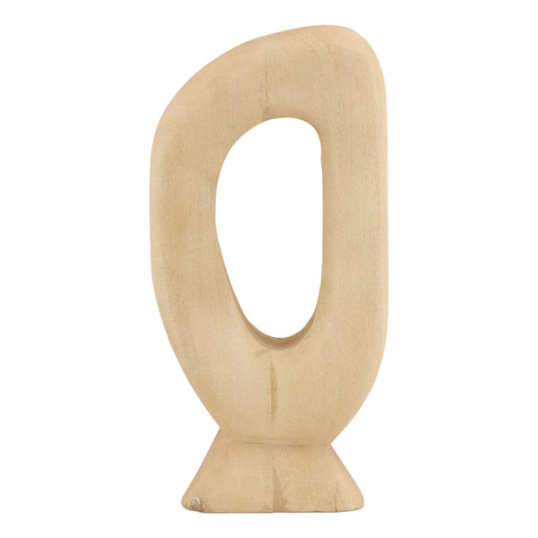 Karina Living Makara Sculpture - Handcrafted Large Mango Wood Art Piece for Stylish Home Décor & Focal Points DOV63057-NABR-LG
