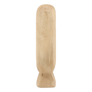 Karina Living Makara Sculpture - Handcrafted Mango Wood Accent Piece for Minimalist & Rustic Home Decor DOV63057-NABR-SM