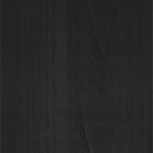 Karina Living Gaetan Bookcase – Sleek Black Mindi Wood Shelving Unit for Stylish Storage & Display in Any Room DOV6472-BLCK