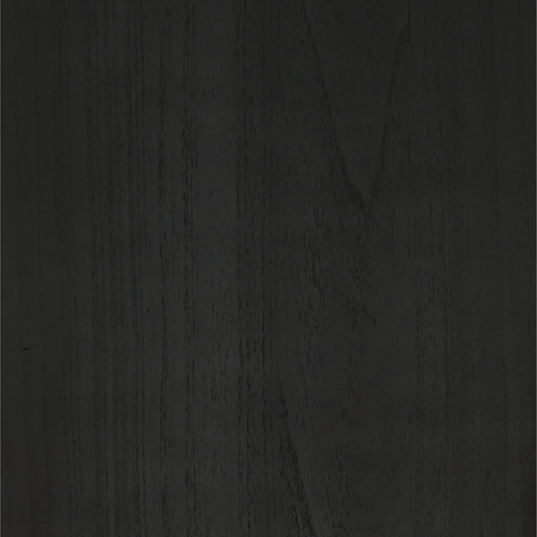 Karina Living Gaetan Bookcase – Sleek Black Mindi Wood Shelving Unit for Stylish Storage & Display in Any Room DOV6472-BLCK