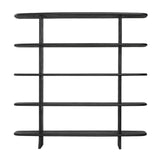 Dovetail Rolland Bookcase Select Hardwood - Black 