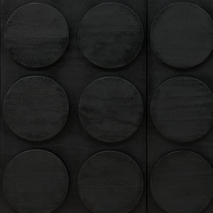 Dovetail Elysian Sideboard Black Black Mindi Wood DOV6498-BLCK