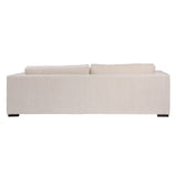 Dovetail Kelley Sofa Polyester Upholstery and Select Hardwood Frame - Cream 
