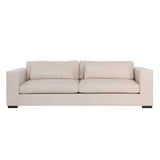 Dovetail Kelley Sofa Polyester Upholstery and Select Hardwood Frame - Cream 