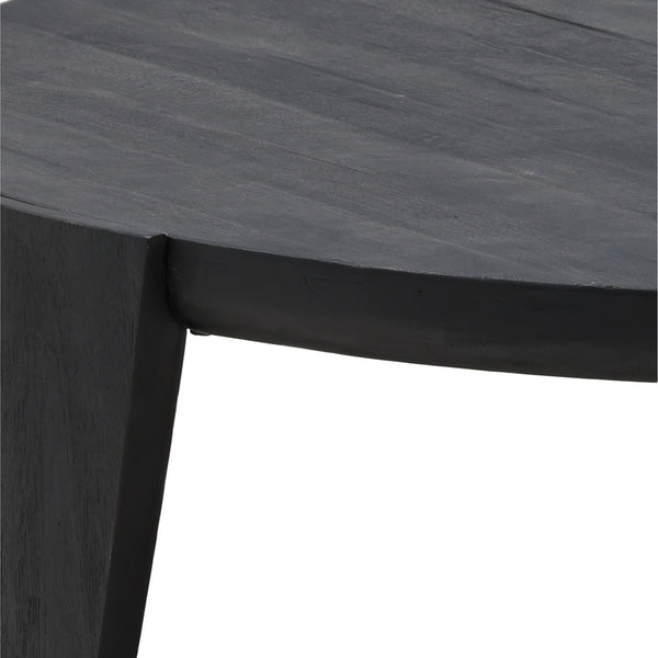 Dovetail Finnley Coffee Table Black Black Mindi Wood DOV6501-BLCK