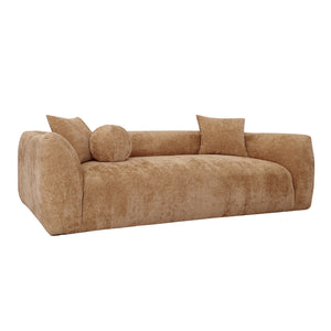 Dovetail,Sofas,,Camel Chenille,Polyester Blend Upholstery and Select Hardwood Frame,Freight,Beige,,Polyester,Wood,,REGULAR 20,$3500 - $4000 Claude Sofa DOV65015-CAML Dovetail Dovetail