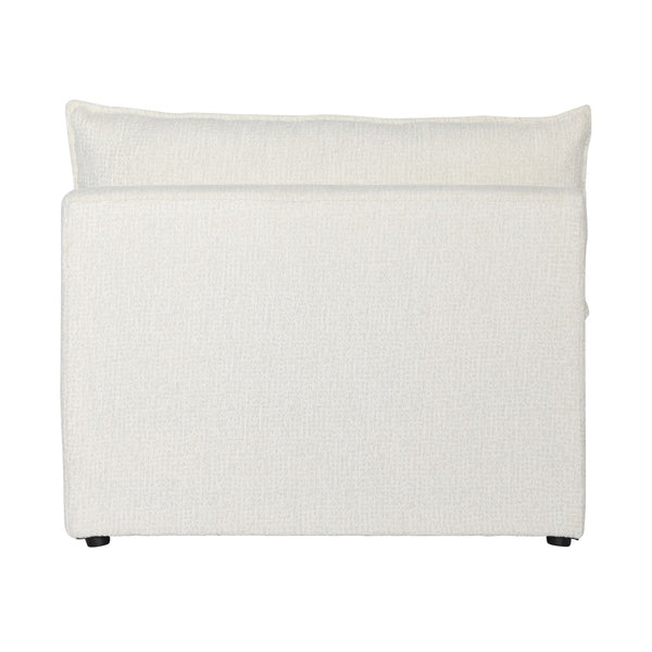 Dovetail Seymour Modular Sectional Performance Linen Blend - Anders Cream​