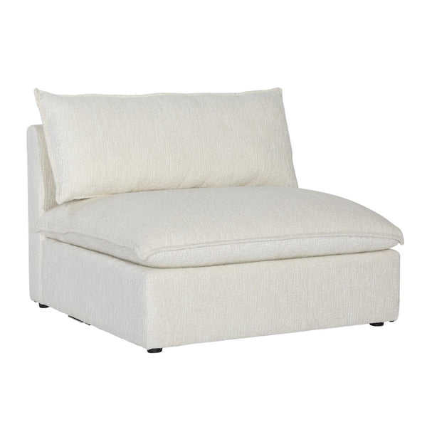 Dovetail Seymour Modular Sectional Performance Linen Blend - Anders Cream​