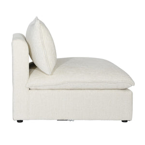 Dovetail Seymour Modular Sectional Performance Linen Blend - Anders Cream​