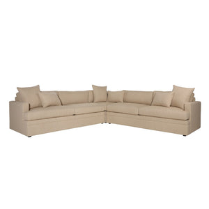 Dovetail Rayna Sectional Performance Weave Costa - Sand