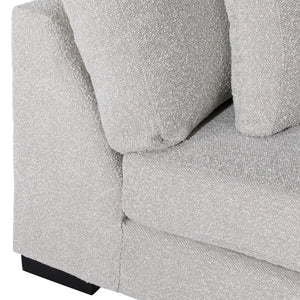 Dovetail Naiomi Modular Sectional Polyester Boucle - Taupe