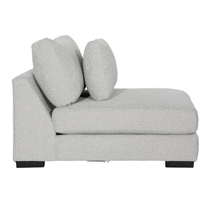 Dovetail Naiomi Modular Sectional Polyester Boucle - Taupe