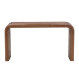 Dovetail Wynne Desk Brown Medium Brown Mindi Wood DOV6504-BRWN