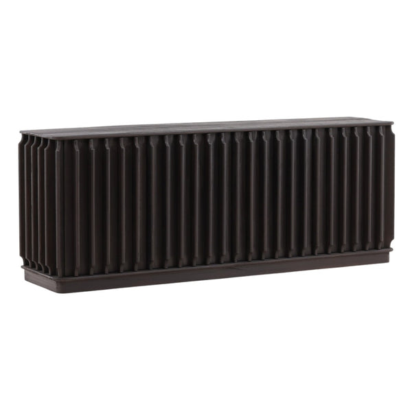 Karina Living Urias Sideboard in Dark Brown - Solid Mindi Wood, Timeless Design for Elegant Storage & Style DOV6518-DKBR