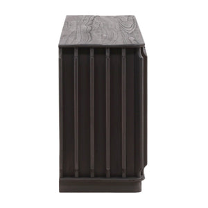 Karina Living Urias Sideboard in Dark Brown - Solid Mindi Wood, Timeless Design for Elegant Storage & Style DOV6518-DKBR