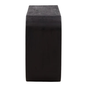 Karina Living Jaimes Console Table in Dark Brown - Elegant Solid Mindi Wood for Entryway or Living Room Decor DOV6525-DKBR
