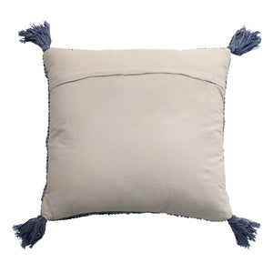 Karina Living Beryl Outdoor Pillow - Handwoven Dark Blue Charm for Durable Comfort on Your Patio or Deck DOV6823