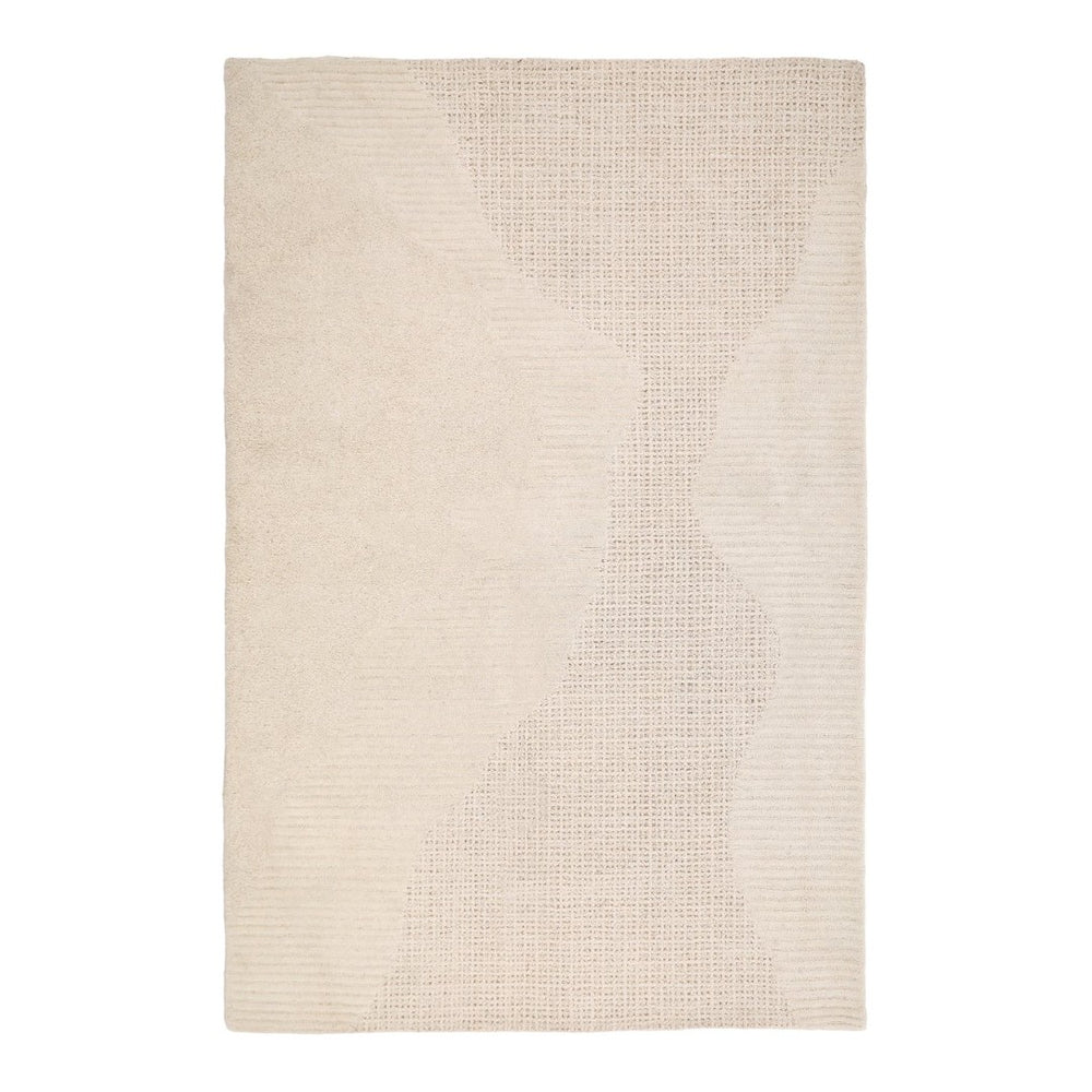 Karina Living Barthelemy Rug Ivory 6x9 - Handcrafted Wool Luxury for Living Room, Bedroom & Elegant Spaces DOV6931-IVRY-6X9
