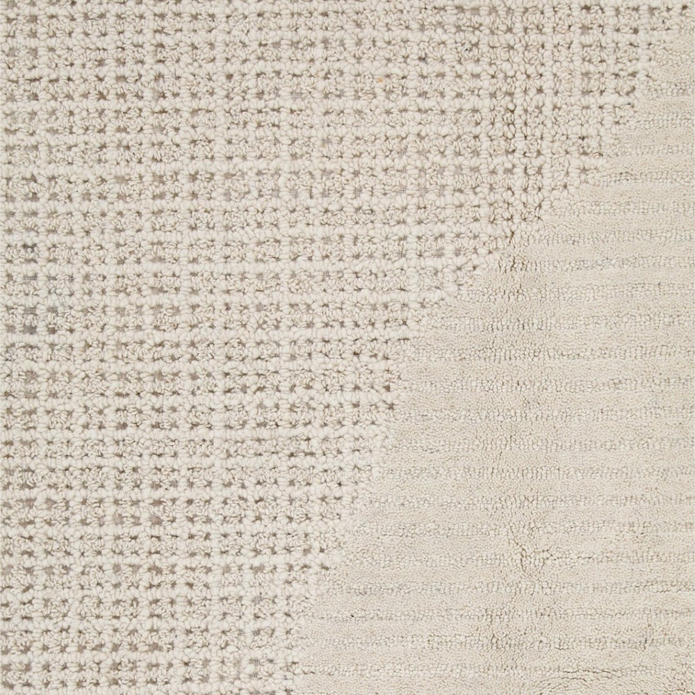 Karina Living Barthelemy Rug Ivory 8x10 - Hand-Tufted Wool Area Rug for Elegant Living Spaces & Cozy Comfort DOV6931-IVRY-8X10