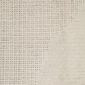 Karina Living Barthelemy Rug Ivory 8x10 - Hand-Tufted Wool Area Rug for Elegant Living Spaces & Cozy Comfort DOV6931-IVRY-8X10