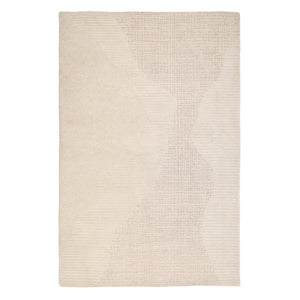 Karina Living Barthelemy Rug Ivory 8x10 - Hand-Tufted Wool Area Rug for Elegant Living Spaces & Cozy Comfort DOV6931-IVRY-8X10
